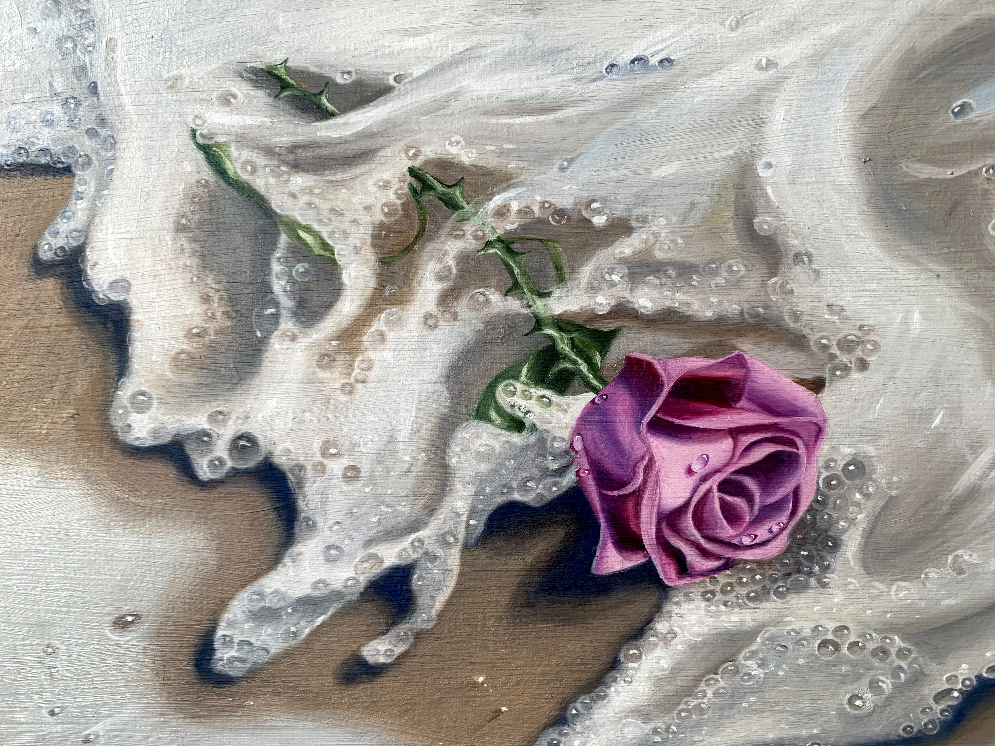  DETAIL The Ride, 28x48 2022 <br>oil on canvas